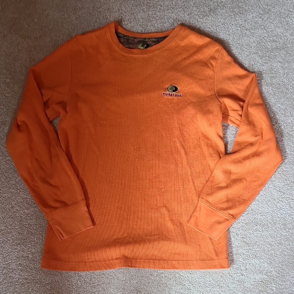 Mossy Oak Orange Long-Sleeve Shirt